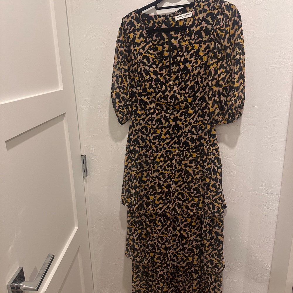 Elegant Leopard Print Dress